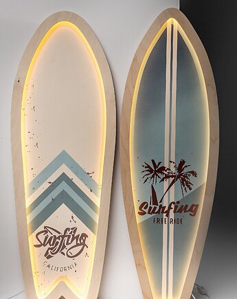 Lampa  Deska Surfingowa błękitna -UNKY, UNKY