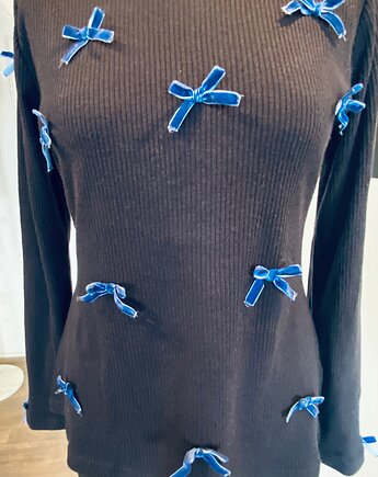 Delikatny sweter z kokardkami, LaRime concept