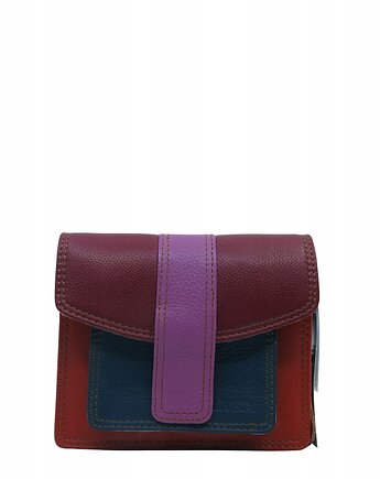 Torebka damska skórzana z klapką regulowany pasek na ramię OLIVKA, Olivka Warsaw