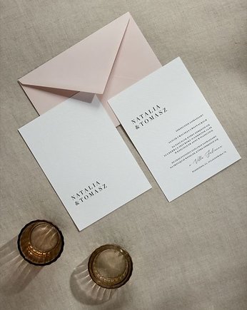Zaproszenie ślubne Mellow, boho design