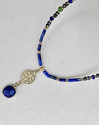Naszyjnik z zawieszką i lapis lazuli, Studio Gazela