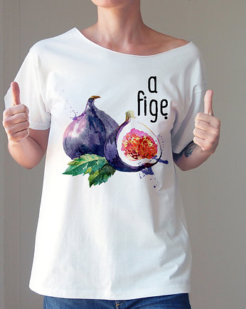 A figę Biały Oversize, ONE MUG A DAY