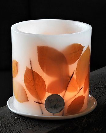 Lampion JESIEŃ z ceramiczną podstawką, KARiTEe