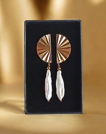 Długie perły : kolczyki : wyjątkowy prezent PREMIUM : II, kaktusia