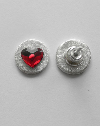 Kolczyki Swarovski SERDUSZKO, Katarzyna Kaminska ART