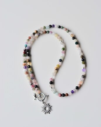 Naszyjnik z mixem kamieni naturalnych, Manjula