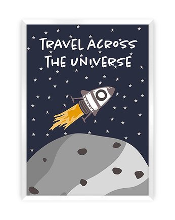 Obrazek Happy Sloth universe 30x40, Yellow Tipi
