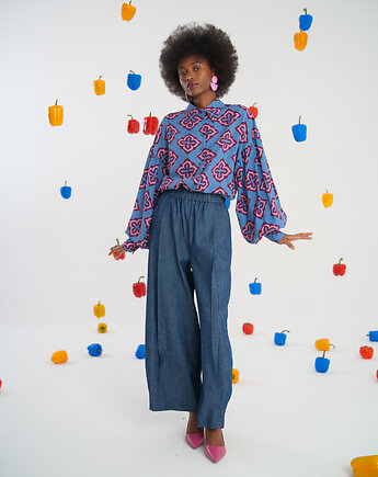 Spodnie Balloon Pants granat, Bucle