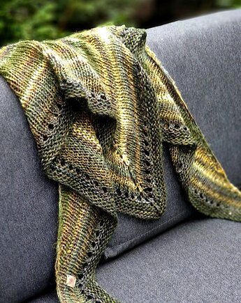 Na łące / chusta z Noro, agat handmade