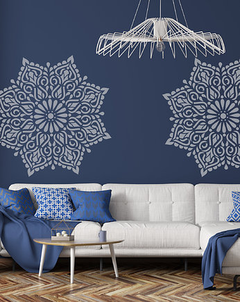 Szablon malarski wielokrotny /KWADRATOWA MANDALA, Szablony Nakleo