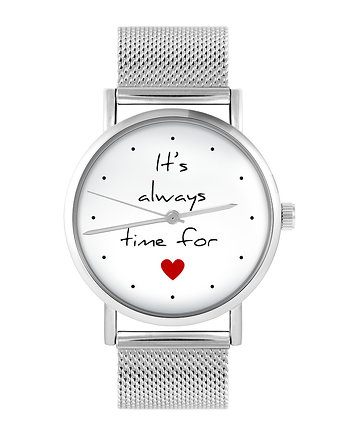 Zegarek - Time for love - bransoleta mesh, yenoo