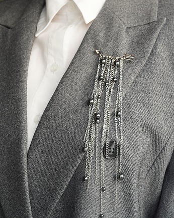 Broszka Hematyt i Stal, Unique