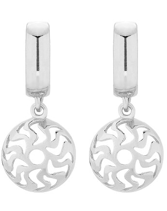 Srebrne kolczyki z medalionami, SOTHO