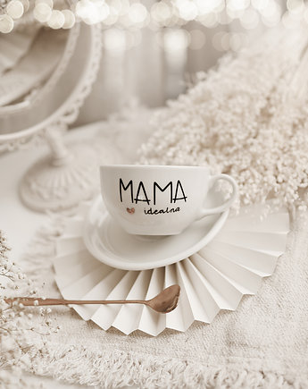 Filiżanka - Mama idealna ZŁOTE SERCE, Nadzwyczajnie