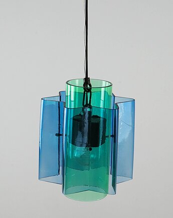 Lampa wisząca, włoski design, lata 70, produkcja: Włochy, Przetwory design