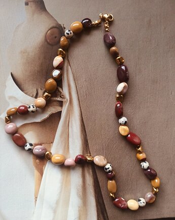 Marble gold- naszyjnik, Emilia Rabenda