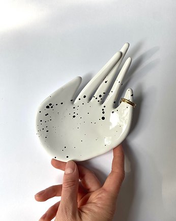 Ceramiczna Dłoń Stojak na Biżuterię Dalmatyńczyk, Maison Fragile