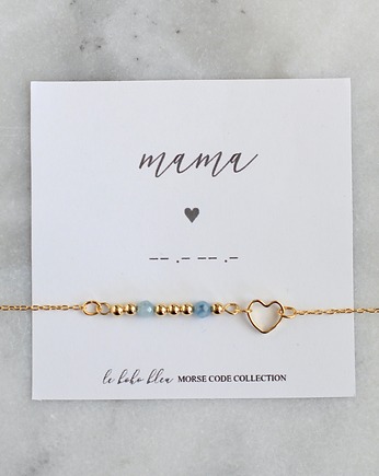MAMA - Alfabet Morse'a - Naszyjnik, Le Boho Bleu