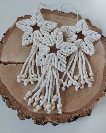 Ozdoby świąteczne Gwiazdki Makrama, Passatempo handmade