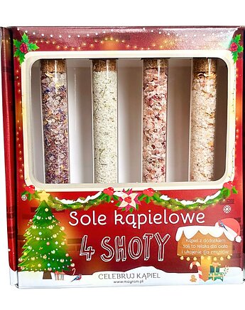 Zestaw 4 shotów kąpielowych, Mayram Manufaktura Kosmetyków