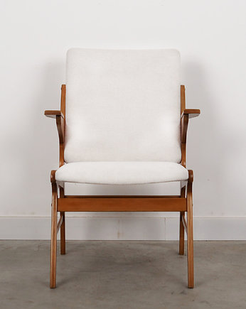Fotel bukowy, lata 60, Arne Hovmand Olsen, A. R. Klingenberg & Son, Przetwory design