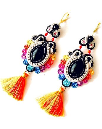 Sutaszowe kolczyki MONASTIR, Sylwia Żak