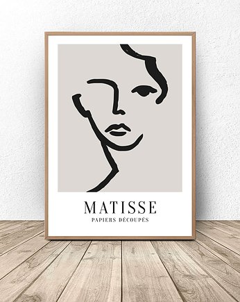 Plakat na ścianę "Kobieca twarz" Henri Matisse, scandiposter