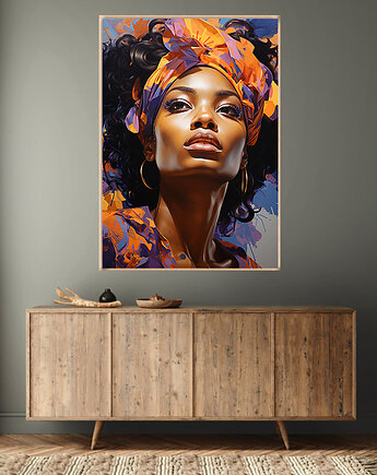 Barwy Afryki - Plakat - Druk - Abstrakcja, Surrealizm, Fotografia, Loft #42, Black Sapphire Art