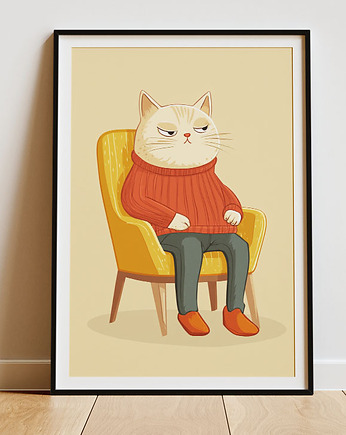 Plakat - Grumpy cat, Harry Monkey