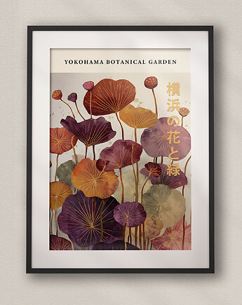 Plakat Yokohama - Japonia - Kwiaty, DAPIDOKA