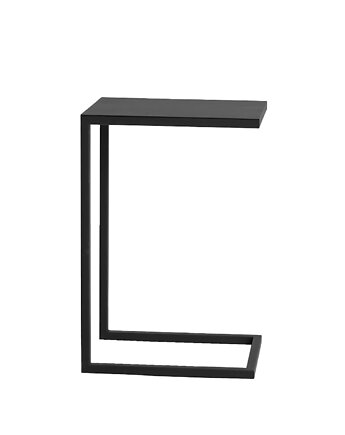 LUPE METAL czarny metalowy stolik boczny, CustomForm