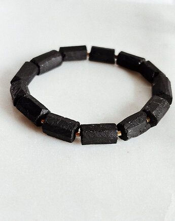Bransoletka męska Turmalin Surowy, Chmolowska Jewellery