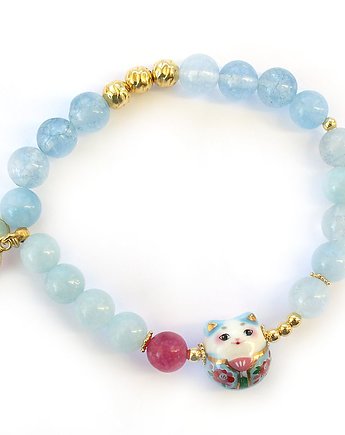UNIKAT Akwamaryn maneki neko, KEIT