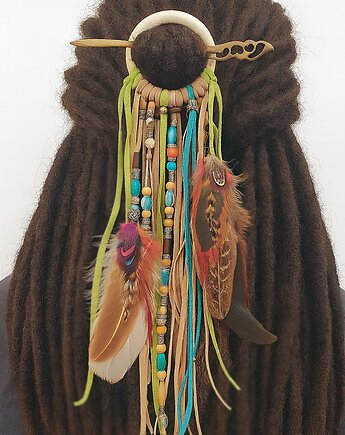 Ozdoba na dredy lub długie włosy, martuch