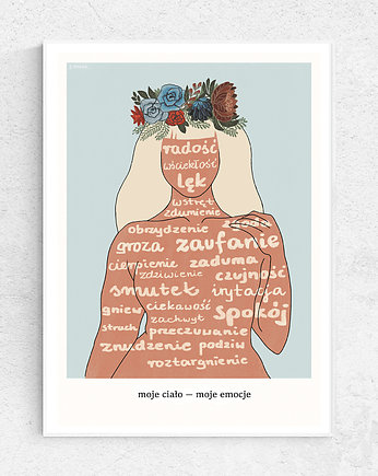 Plakat emocjonalny "Moje ciało - moje emocje", izabelajasz