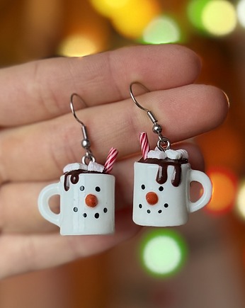 Kolczyki KUBEK KAKAO BAŁWANEK pomysł na prezent, Dont Bite