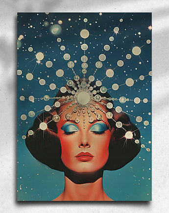 Plakat / Surrealistyczny Kolaż / Kobieta, balance