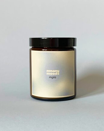 MGŁA - świeca o zapachu tytoniu i wanilii (150g), MANY MOODS