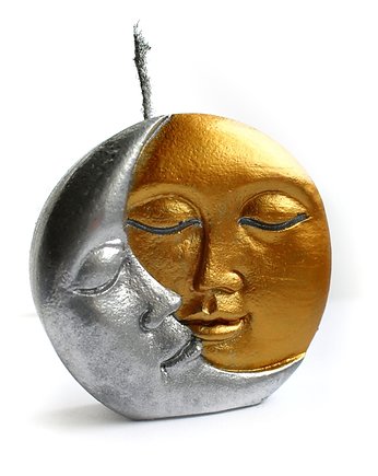 Świeca naturalna księżyc-słońce