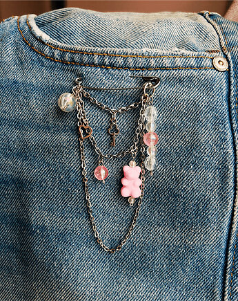 Broszka na agrafce handmade  "Punkt Zaczepienia"  Agrafka. Stufio, Natalia Puchalska