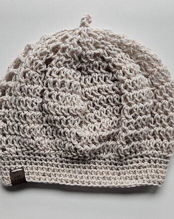 Wiosenny beret z wełny, Las i Łąka