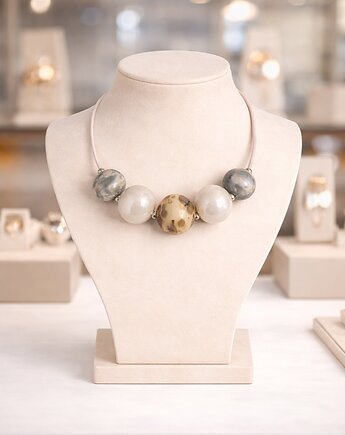 Wisior naszyjnik z ceramiki, Mymami