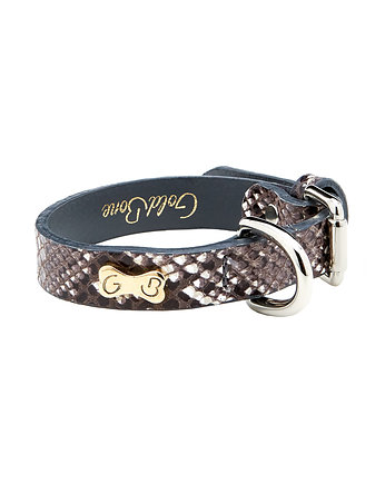 Obroża Snake (szerokość 2,5 cm), Goldbone
