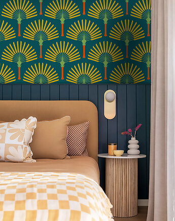 Tapeta w palmy, Dekoracje PATKA Patrycja Kita