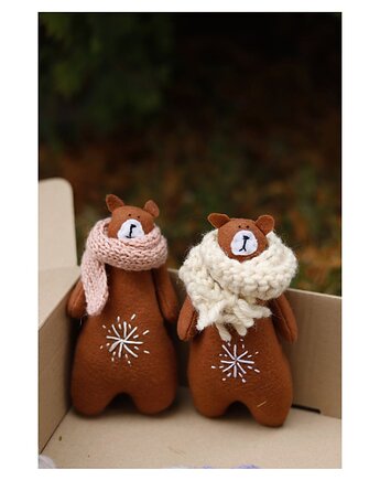 Zestaw misiów w szalikach, Kruszek