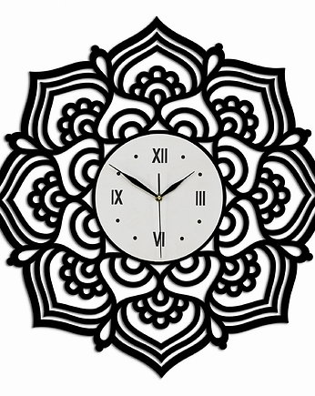 DEKORACYJNY, AŻUROWY ZEGAR ŚCIENNY, MANDALA M ( 50 x 50 cm ), ORNAMENTI