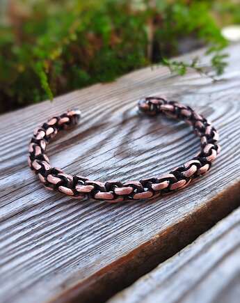 Bransoletka miedziana Chain, Treemasters Copper Jewelry