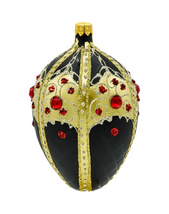 Bombka choinkowa: Ekskluzywne jajo Faberge ze złotym ornamentem: czarne, Syn Bombkarza