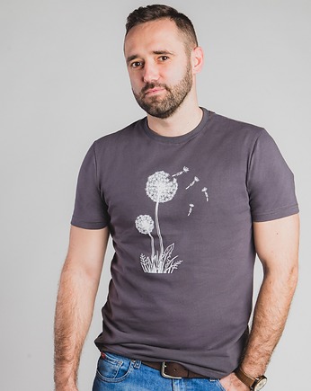 Bawełniany T-shirt z nadrukiem - Przemijanie, ZlapDystans