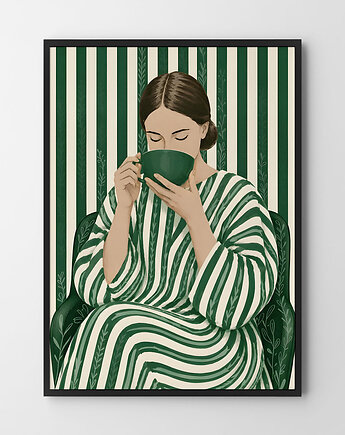 Morning coffee plakat/ilustracja na prezent kawa, HOG STUDIO